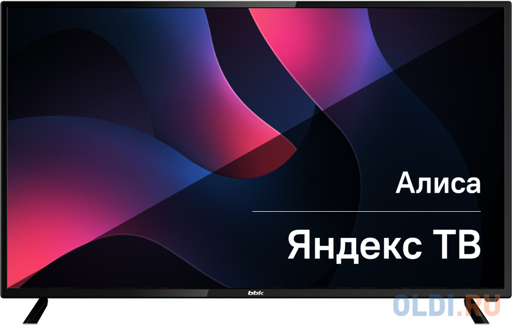 Телевизор LED BBK 42.5&quot; 43LEX-8211/UTS2C (B) Яндекс.ТВ черный 4K Ultra HD 60Hz DVB-T2 DVB-C DVB-S2 USB WiFi Smart TV (RUS)