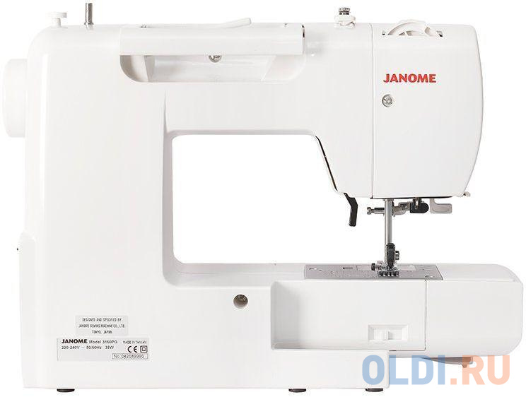 Швейная машина Janome 3160 PG белый/розовый