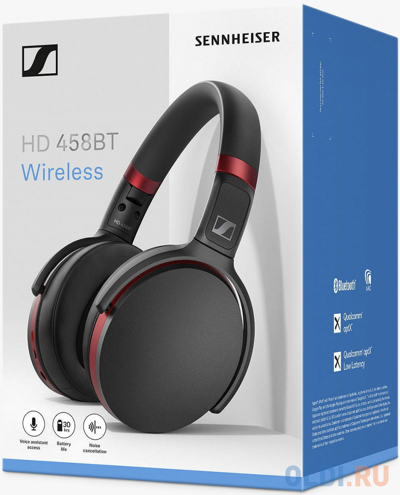 Наушники Sennheiser HD 458BT черный в Москвe