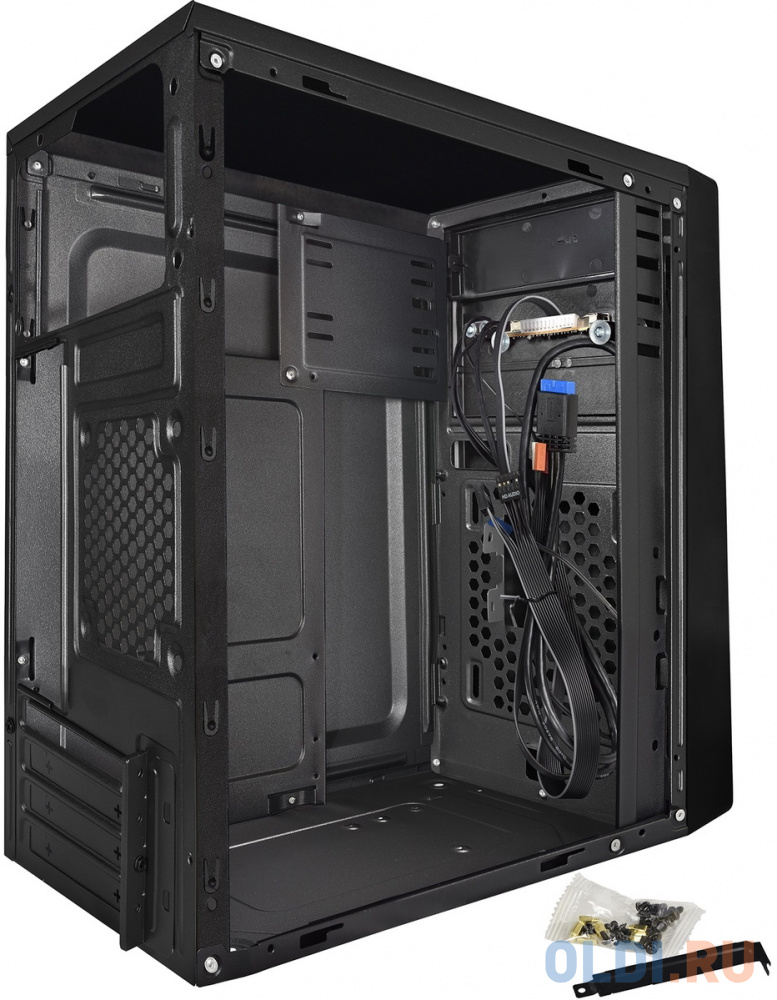 Корпус microATX Exegate EX283060RUS Без БП чёрный