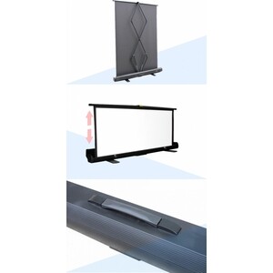 Экран для проектора S'OK Cinema S'OK SCPSF-122x163 80'' 4:3 переносной, напольный, ручной, черный корпус