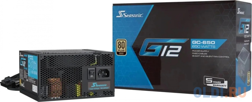 Блок питания ATX 650 Вт Seasonic G12 GC-650 SSP-650RT2