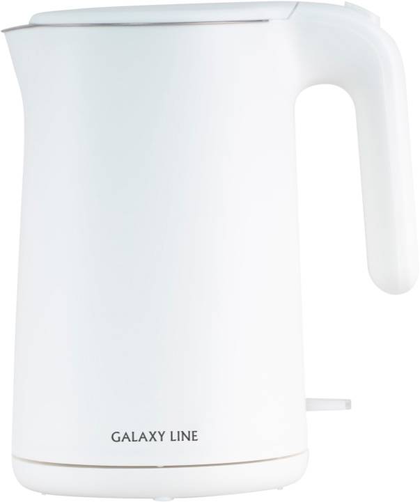Чайник электрический Galaxy Line GL 0327 белый, нержавеющая сталь/пластик (ГЛ0327ЛБ)
