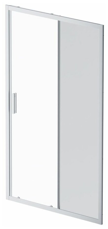 Дверь душевая 120х195 AM.PM Gem Solo W90G-120-1-195MG, стекло тонированное, профиль матовый хром