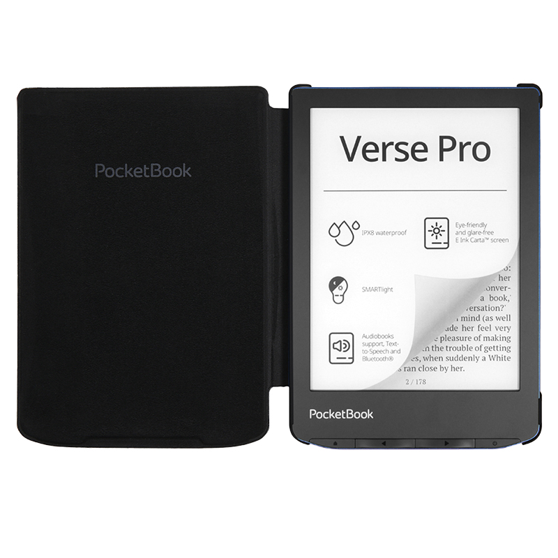 Аксессуар Чехол для PocketBook 629/634 Verse/Verse Pro Black H-S-634-K-WW