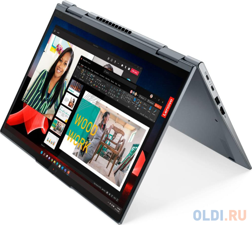 Ноутбук/ Lenovo ThinkPad X1 YOGA G8 14"(1920x1200 IPS (матовый))/Touch/Intel Core i7 1360P(2.2Ghz)/16384Mb/1024SSDGb/noDVD/Int:Intel Iris Xe Grap