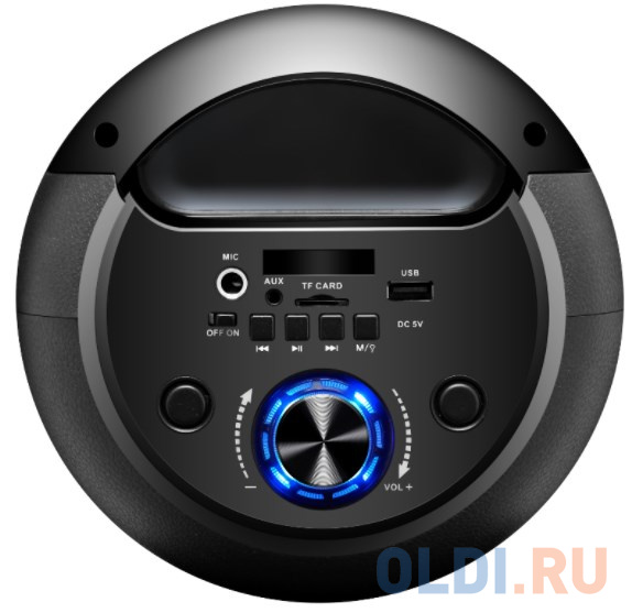 Ginzzu GM-210  Акустическая система, Midi RGB/BT/USB/TF/FM/ДУ