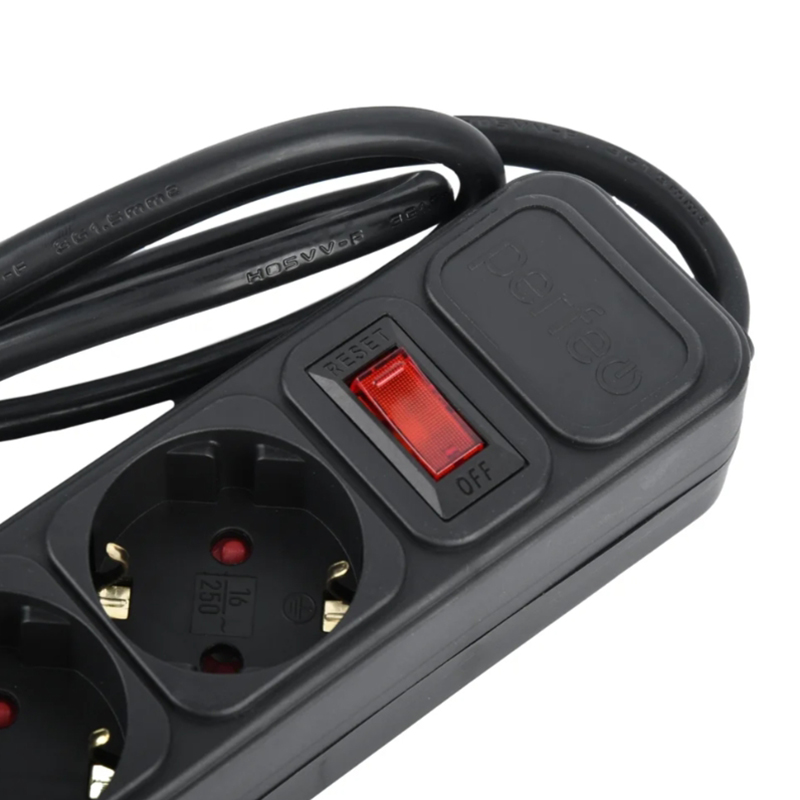 Сетевой фильтр Perfeo Real Power 5 Sockets 3m Black PF_E1501 в Москвe