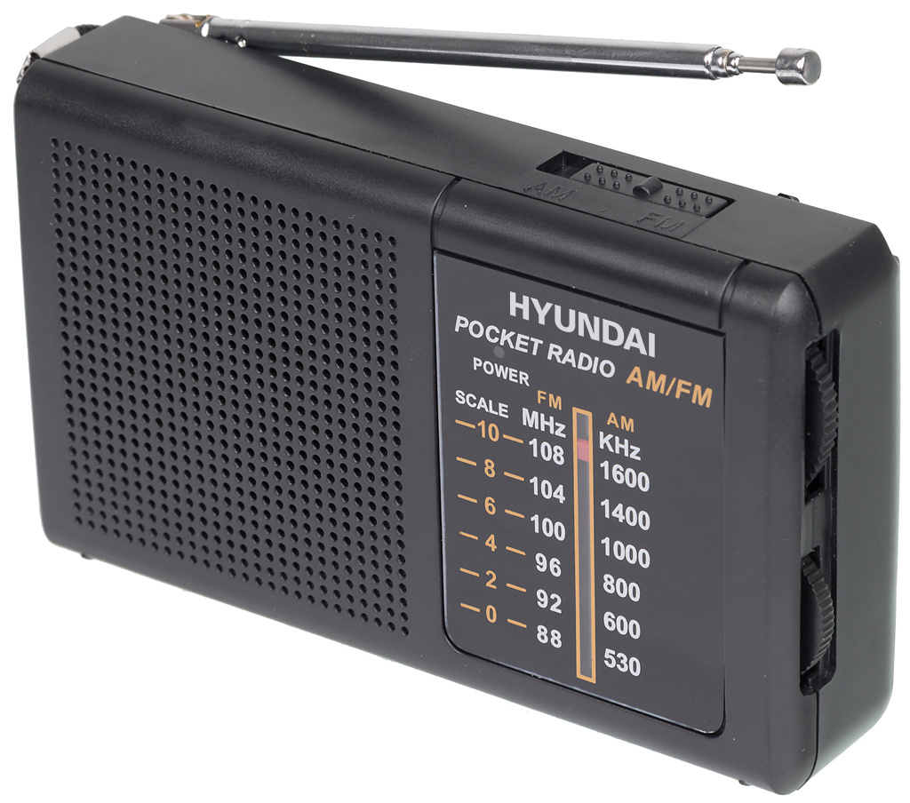 Радиоприемник портативный Hyundai H-PSR130, черный