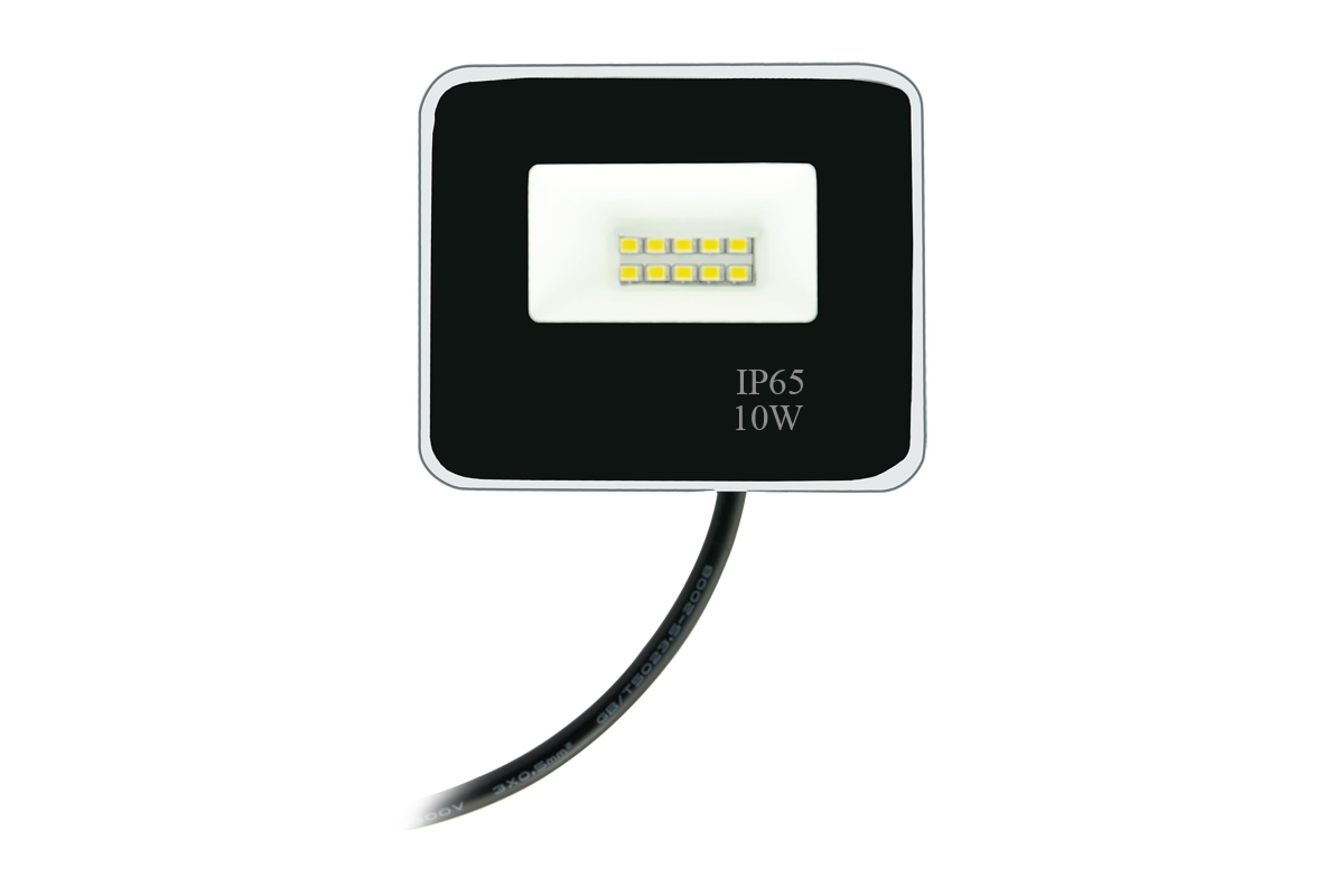 Прожектор светодиодный LightPhenomenON LT-FL-01N-IP65- 10W-6500K, 10Вт, 800лм, 6500K, IP65, черный (Е1602-0015)