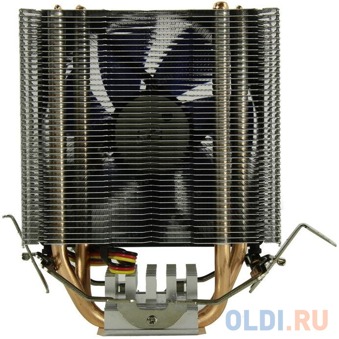 PCCooler S93 V2 Кулер S775/115X/AM2/AM3/AM4/FM1/FM2 (40 шт/кор, TDP 102W, вент-р 90мм, 2 тепловые трубки 6мм, 2200RPM, 22dBa)