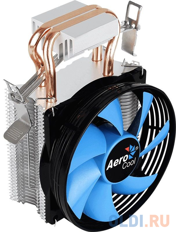 Кулер Aerocool Verkho 2 , INTEL/AMD,  TDP 110W, 6mm x2шт, 92x62x142mm, PWM 800-2000rpm, LGA1156/1155/1151/1150/775 AM4/AM3+/AM3/AM2+/AM2/FM2/FM1