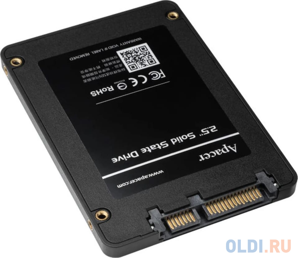 Apacer SSD PANTHER AS350X 2TB SATA 2.5" 7mm, R560/W540 Mb/s, 3D NAND, IOPS 93K/80K, MTBF 1,5M, 600TBW, Retail, 3 years (AP2TBAS350XR-1) в Москвe