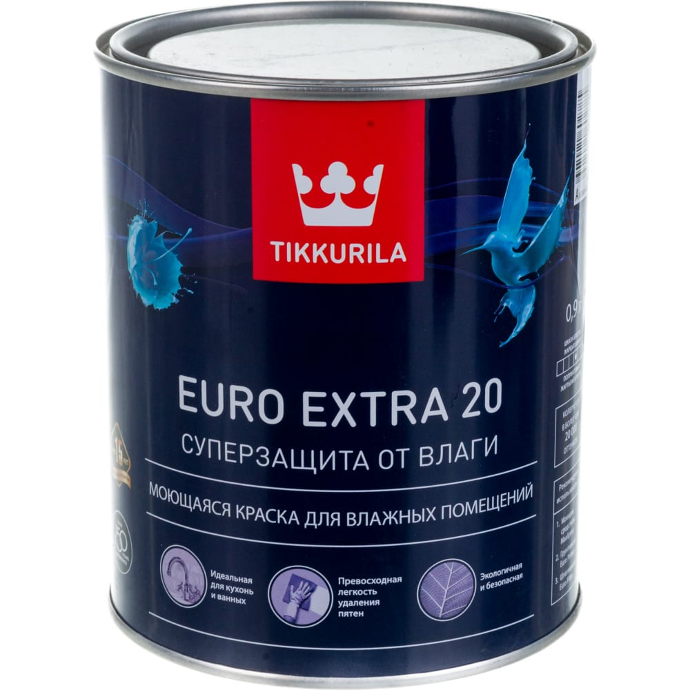 Моющаяся краска для влажных помещений Tikkurila