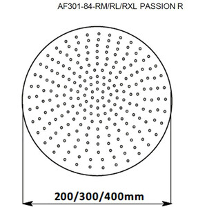 Верхний душ Aquanet AF301-84-RL Passion R 30 (242979) в Москвe