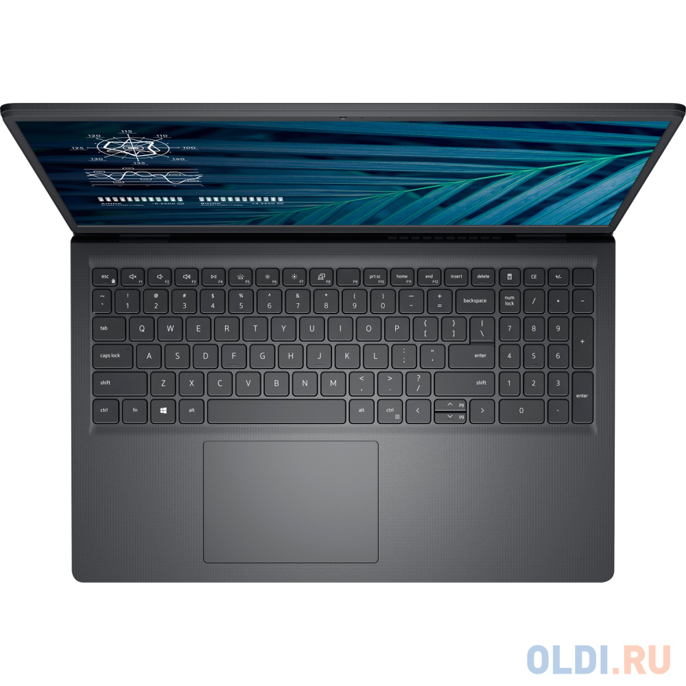 Ноутбук/ Dell Vostro 3510 15.6"(1920x1080 (матовый))/Intel Core i3 1115G4(3Ghz)/8192Mb/256SSDGb/noDVD/Int:Intel UHD Graphics/Cam/BT/WiFi/41WHr/wa