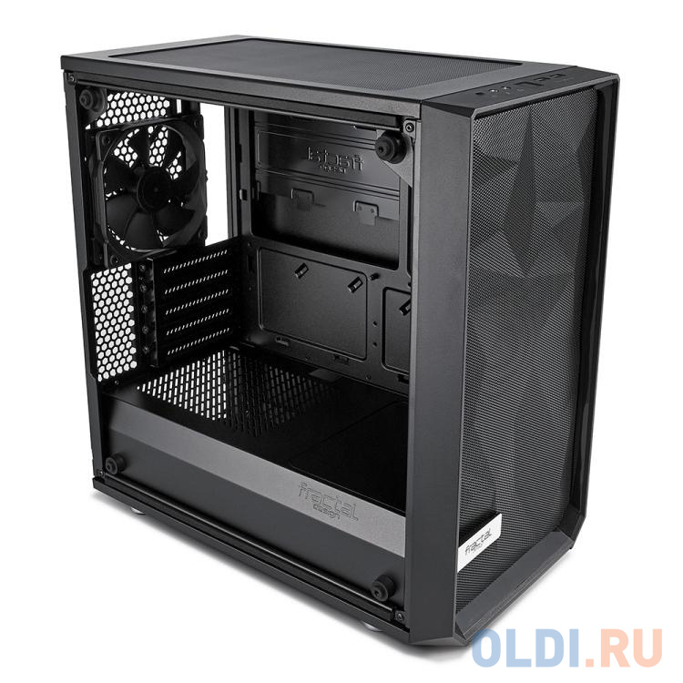 Корпус Fractal Design Meshify Mini C TG черный без БП mATX 5x120mm 4x140mm 2xUSB3.0 audio bott PSU