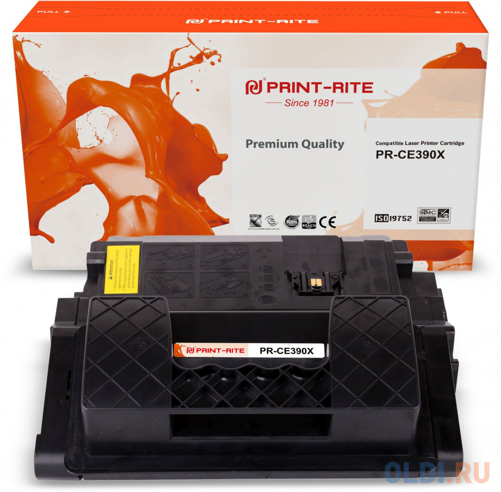 Картридж Print-Rite PR-CE390X 24000стр Черный