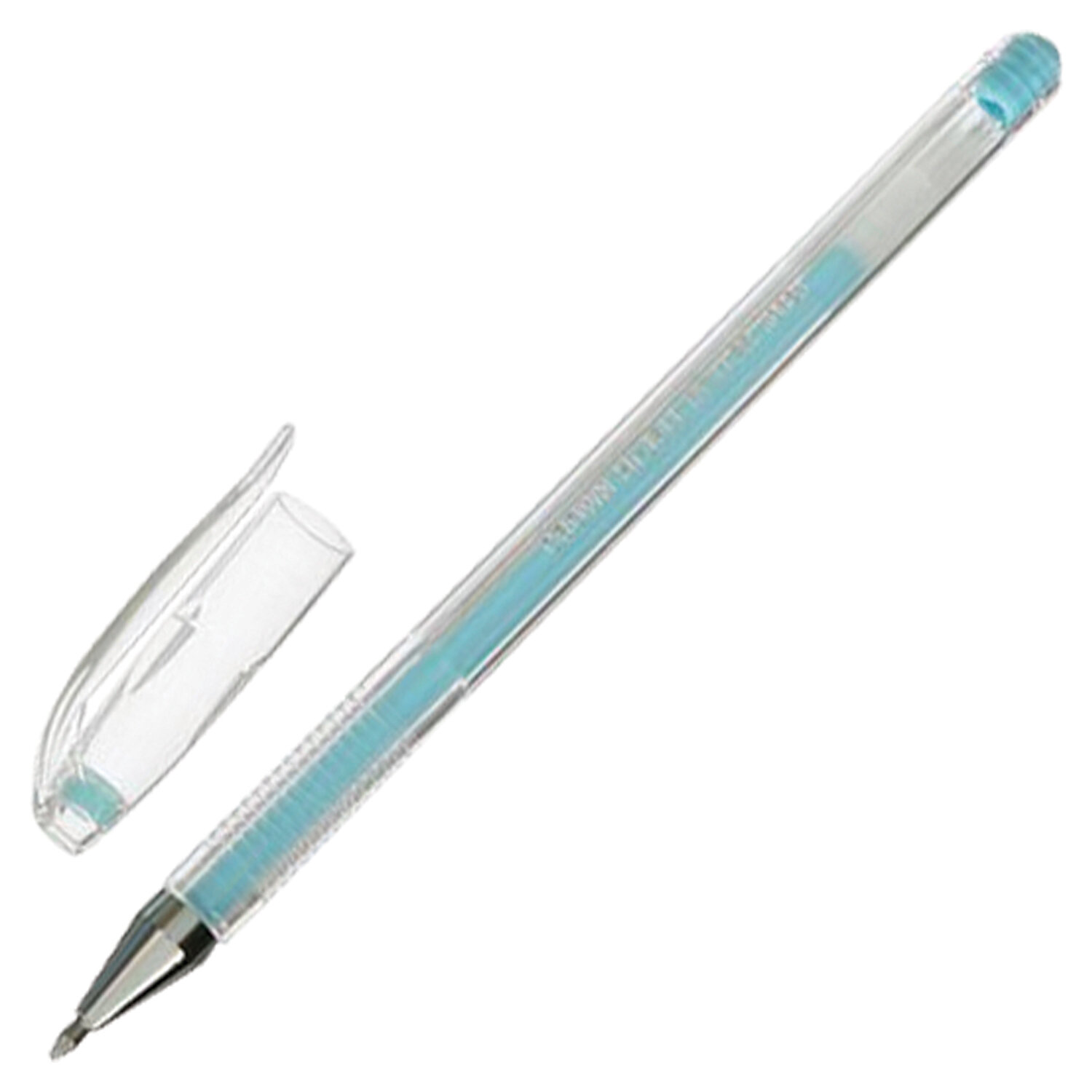 Ручка гелевая CROWN "Hi-Jell Pastel", ГОЛУБАЯ ПАСТЕЛЬ, узел 0,8 мм, линия письма 0,5 мм, HJR-500P (12 шт.)