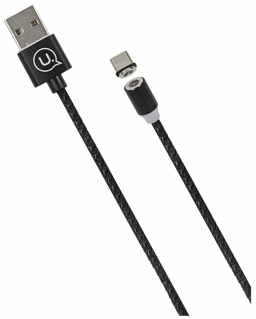 Дата-Кабель USAMS-SJ333 USB - Lightning, Магнитный кабель, черный (SJ333USB01)