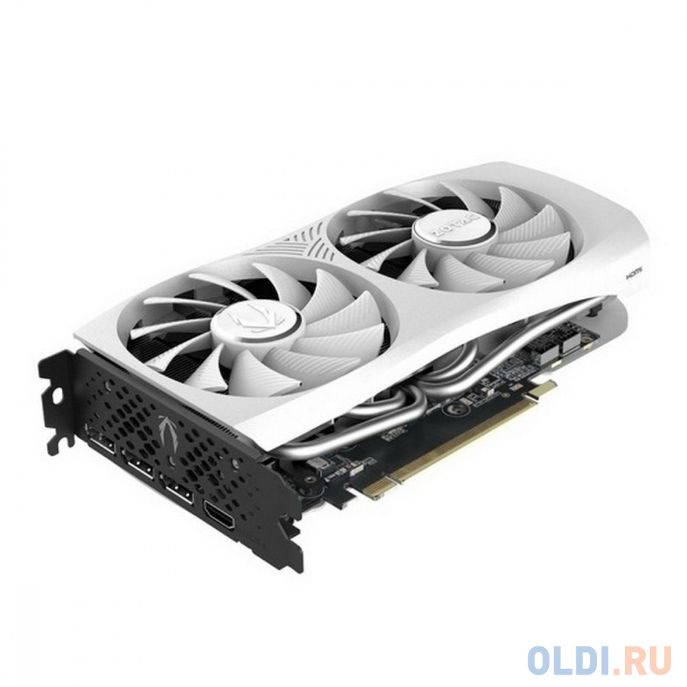 Видеокарта Zotac RTX4070 TWIN EDGE OC WHITE ED 12GB GDDR6X 192bit 3xDP HDMI 2FAN Medium Pack