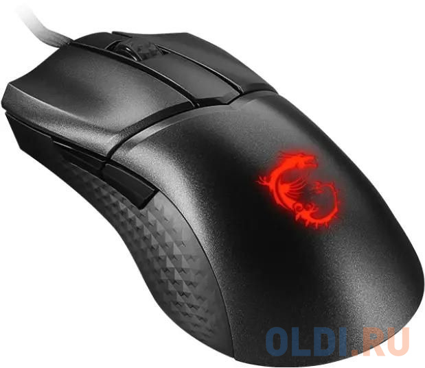 Мышь MSI Clutch GM31 Lightweight черный оптическая (12000dpi) USB (4but) в Москвe