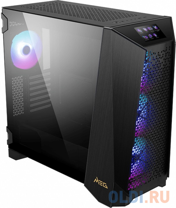 MEG PROSPECT 700R Mid-Tower, E-ATX, 2xUSB 3.2, 1xUSB-C, Audio I/O, 4x140 ARGB fan, Laminated Tempered Glass, (41556) в Москвe