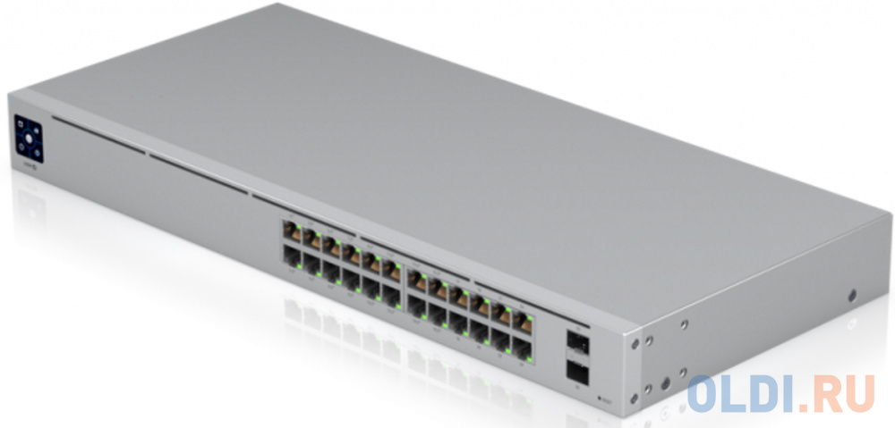 UniFi Switch 24 PoE [USW-24-POE] Ubiquiti PoE-коммутатор в стойку, 24х 1G RJ45, 2х SFP, раздача 95 Вт (028554) {2}