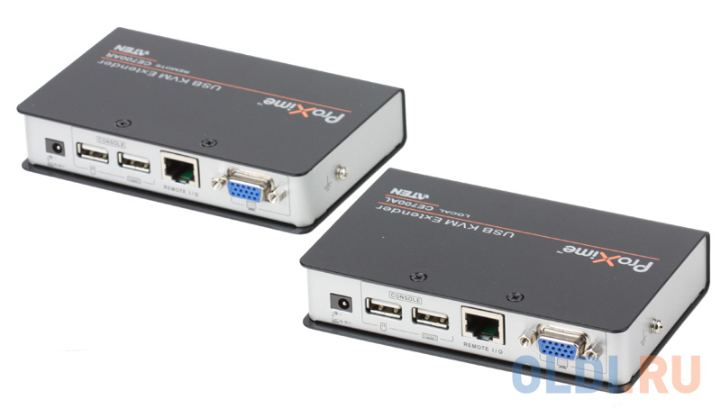 Удлинитель, SVGA+KBD+MOUSE USB ATEN, 150 метр., HD-DB15+USB A-тип, Female, c KVM-шнуром USB 1.8м, Б.П. 220 5.3V, (макс.разрешение 1920х1200 60Hz (30m) в Москвe