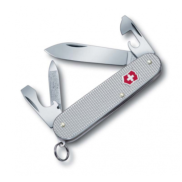 Нож Victorinox Cadet, 84 мм, 9 функций, серебристый в Москвe