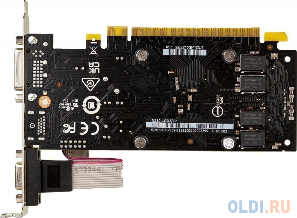 Видеокарта MSI GeForce GT 210 N210-1GD3/LP 1024Mb