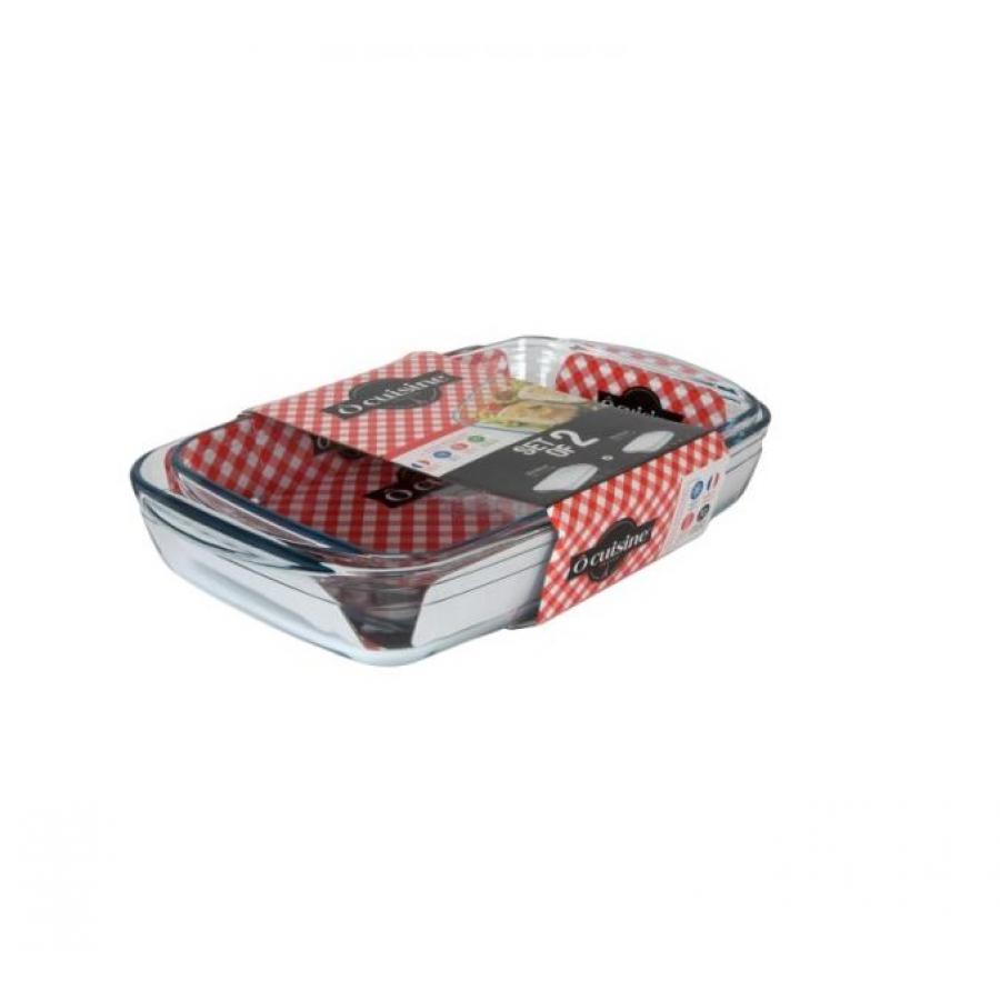 Набор из 2-х прямоугольных форм PYREX O CUISINE 35x22см+39x24см в Москвe