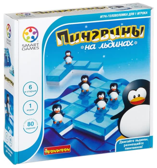 Головоломка Bondibon Пингвины на льдинах