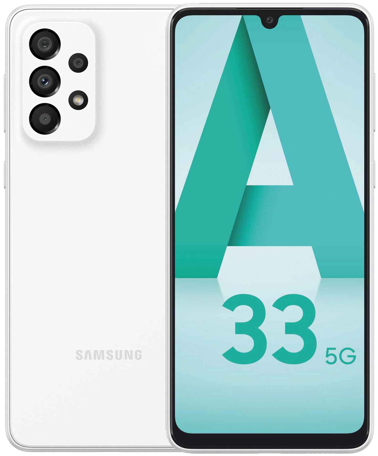 Смартфон Samsung Galaxy A33 5G 8/128Gb (SM-A336EZWHMEA) White