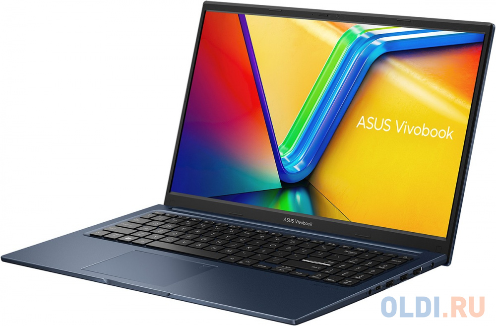 Ноутбук Asus Vivobook 15 X1504ZA-BQ824 Core i3 1215U 8Gb SSD256Gb Intel UHD Graphics 15.6" IPS FHD (1920x1080) noOS blue WiFi BT Cam (90NB1021-M0