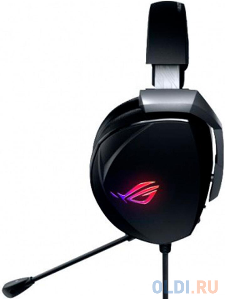 Игровые наушники ASUS ROG Theta 7.1 черные (USB Type-C+A, RGB подсветка, 40 мм, 2x30 мм, 2x30 мм, 2x30 мм, неодимовые магниты, 32 Ом, 20 ~ 20000 Гц, м