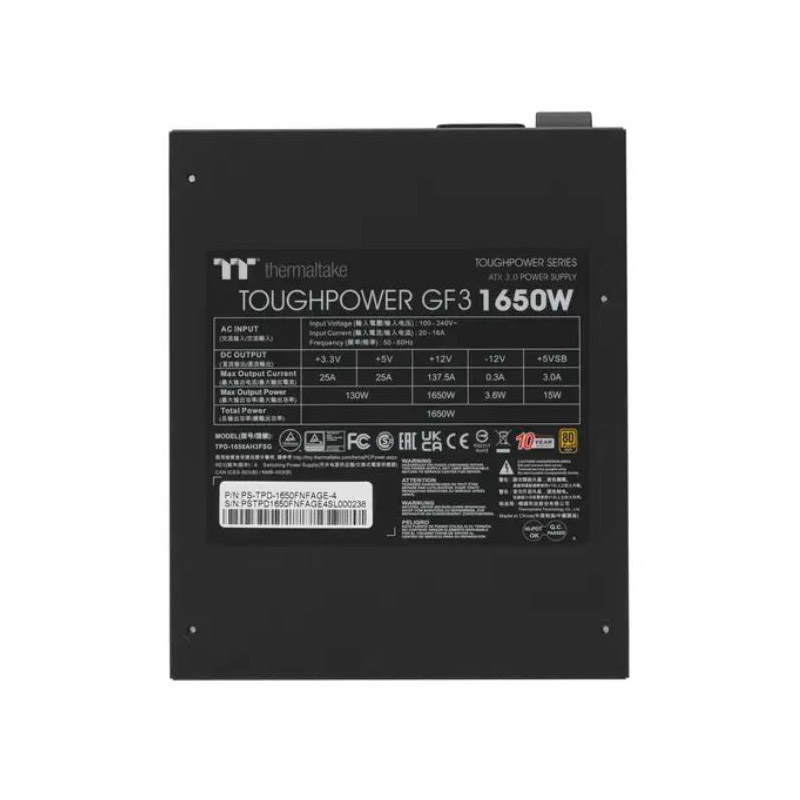 Блок питания Thermaltake Toughpower GF3 1650W PS-TPD-1650FNFAGE-4 в Москвe