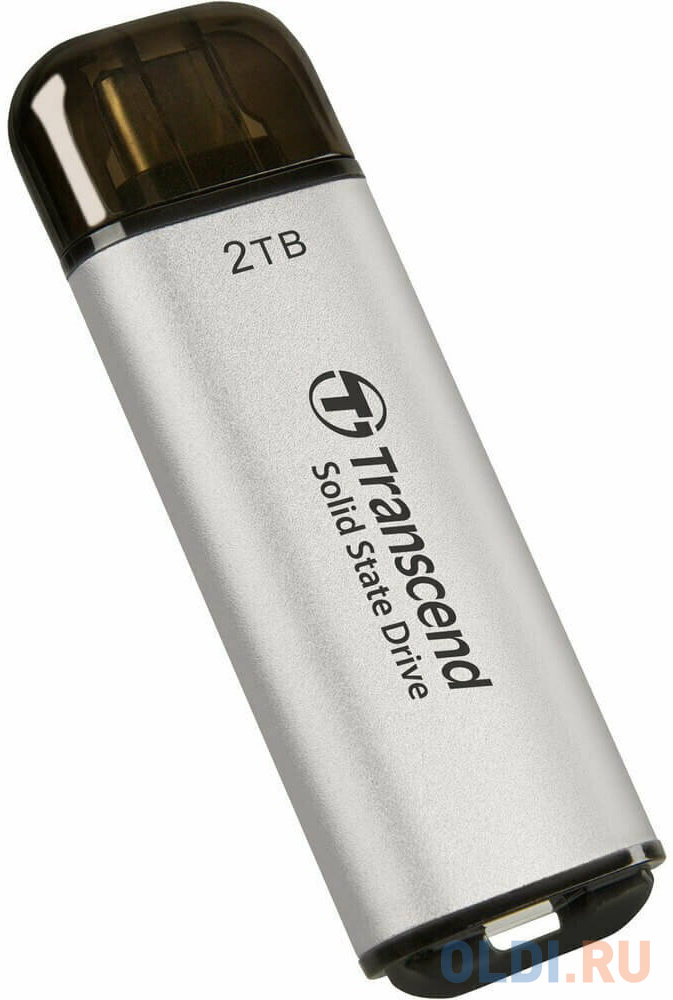 Накопитель SSD Transcend USB-C 2TB TS2TESD300S серебристый