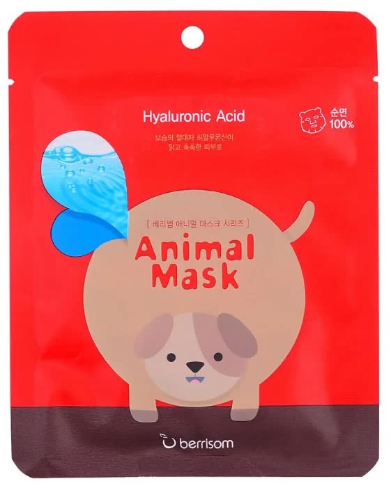 Маска тканевая с гиалуроновой кислотой Animal Mask Series - Dog 25мл