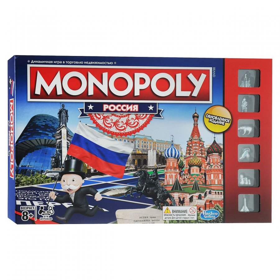 Игра настольная Hasbro Games Монополия Россия (новая уникальная версия) в Москвe