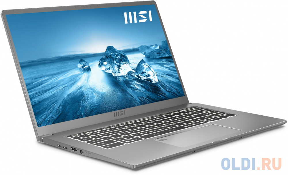 Ноутбук MSI Prestige 15 A12UC-224RU Core i5 1240P 16Gb SSD512Gb NVIDIA GeForce RTX 3050 4Gb 15.6" IPS FHD (1920x1080) Windows 11 Professional sil