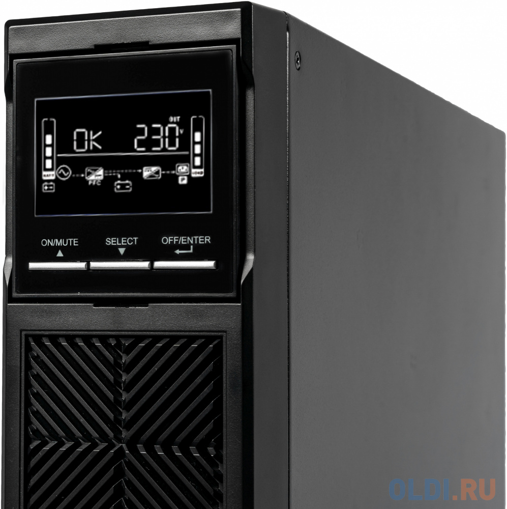 ИБП Systeme Electric Smart-Save Online SRT 1500 ВА, конвертируемый форм-фактор 2U, 230 В, 8 розеток  IEC C13, SmartSlot, LCD, USB HID, версия с возмож