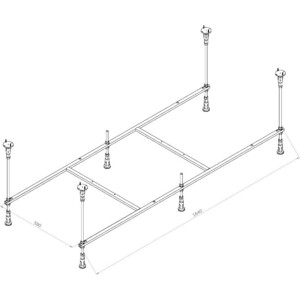 Каркас Am.Pm X-Joy для ванн 170х70 (W94A-170-070W-R) в Москвe
