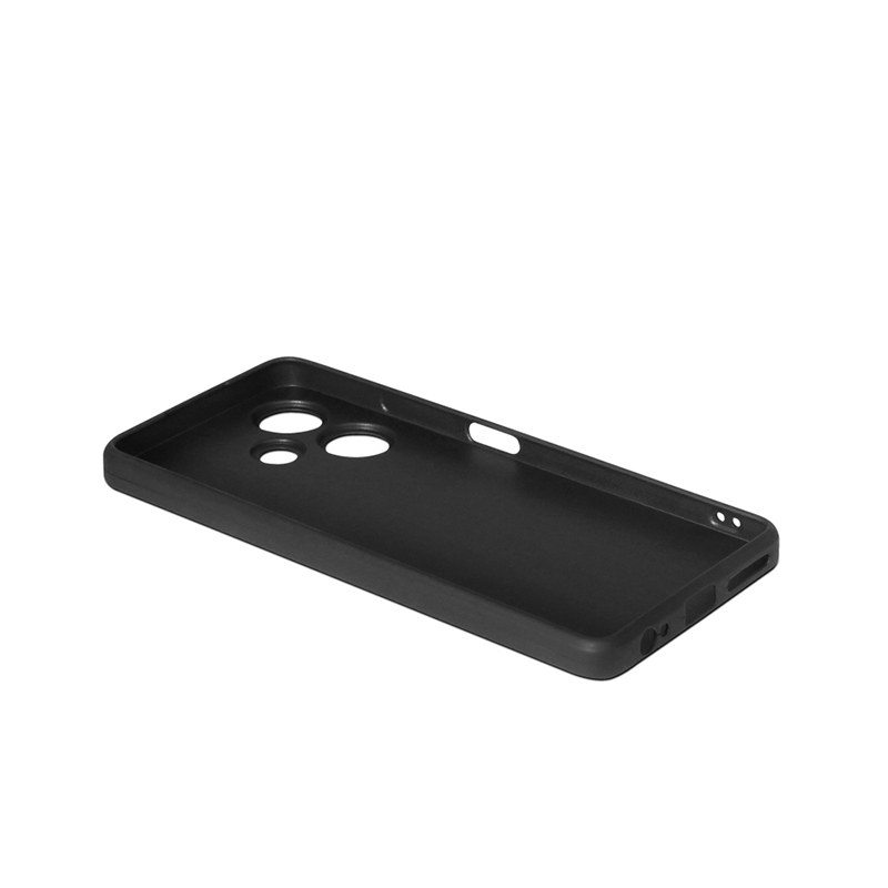 Чехол DF для Infinix Hot 30 Silicone Print Art003 Black inCase-28