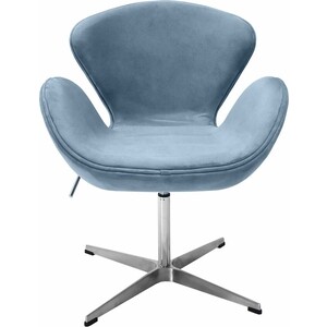 Кресло Bradex Swan Chair серый, искусственная замша (FR 0654) в Москвe