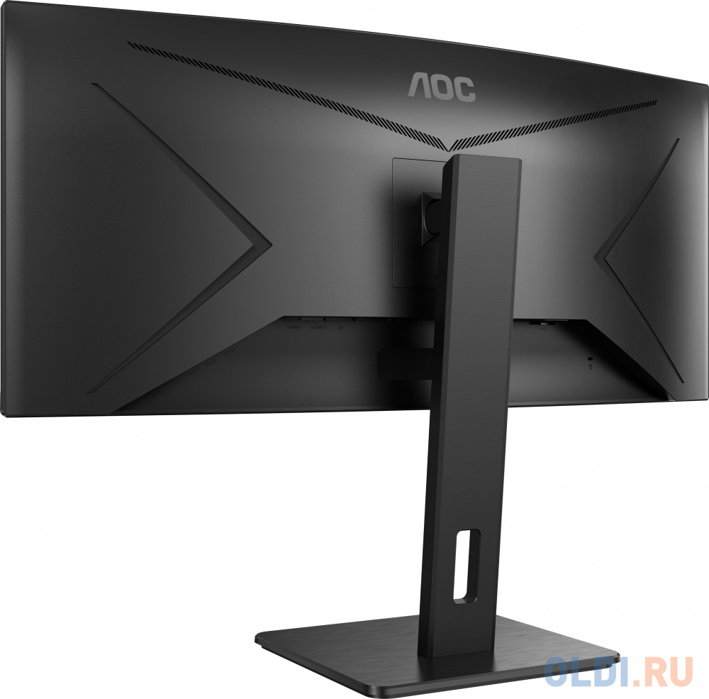 МОНИТОР 34" AOC CU34P2C Black с поворотом экрана (VA, изогнутый, 3440x1440, 100Hz, 1 ms, 178°/178°, 300 cd/m, 50M:1)