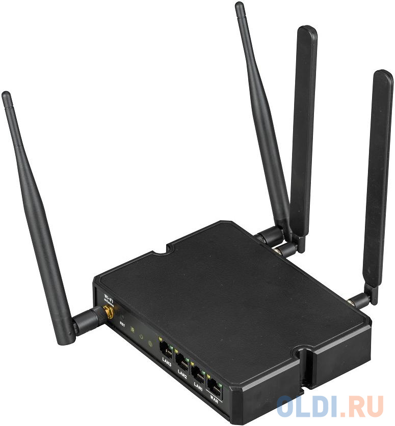 Беспроводной маршрутизатор Tricolor TR-3G/4G-router-02 802.11bgn 300Mbps 2.4 ГГц 3xLAN черный