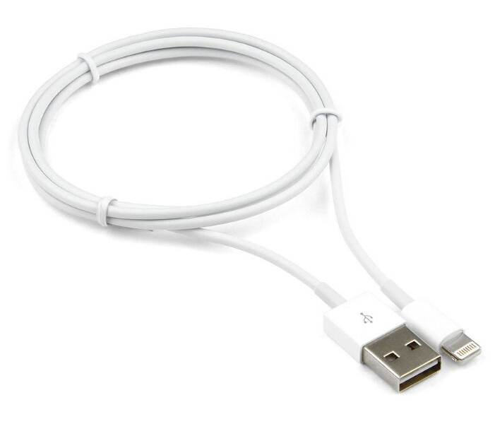 Кабель Cablexpert USB AM -Lightning 1m (CC-USB-AP2MWP) White в Москвe