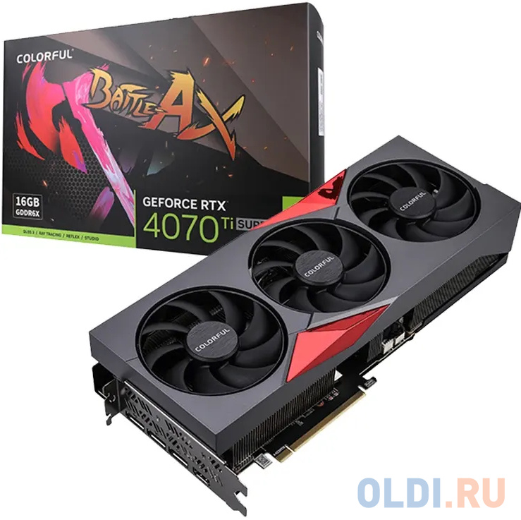 Видеокарта Colorful RTX4070Ti SUPER NB EX 16GB-V GDDR6X 256bit 3xDP HDMI 3FAN RTL в Москвe