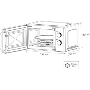 Микроволновая печь Lex FSMO 20.03 WH